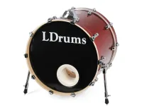 5001012-2016 Бас-барабан 20" x 16", красный, LDrums