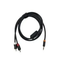 ESHINE ES-8313 - Несимметричный аудиокабель 3,5 мм миниджек стерео - 2 х RCA тюльпана. Алюминиевая о, , шт