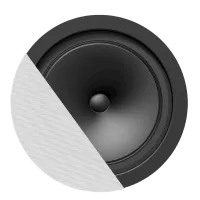 AUDAC CENA710DI/W Бюджетная, широкополосная, встраиваемая потолочная акустическая система. Крепление SpringFit™. Несъемный безрамочный гриль. НЧ: 6,5". Мощность (16 Ом): RMS - 10 Вт. Цвет: Белый (RAL9016).