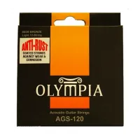 Olympia AGS 120 Струны для акустической 12ти струнной гитары, 80/20 Bronze, 10-47