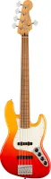 FENDER Player Plus ACTIVE JAZZ BASS V PF TQS электрогитара, цвет - оранжевый, чехол в комплекте