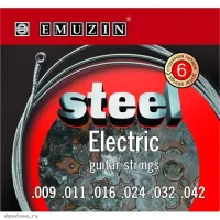 EMUZIN 6S9-42 - Струны для электрогитары