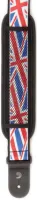 PLANET WAVES 50A11-PD 50MM STRAP- UNION JACK W/ PAD тканевый ремень с рисунком 'английский флаг' и с плечевой подкладкой