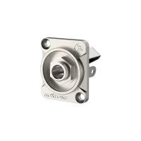 ROXTONE RJ3FD-2 Разъем панельный  jack мама 1/4", размер 25,8х30,8х32,4мм, Цвет: Цвет: Серебро.