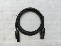 STAGE4 LightLink TR2 Коммутационный кабель питания с разъемами для светильников серии BARTONE / Разъемы: TR-1 Power in (SAC3MX), TR-1 Power out (SAC3FX) / Длина 2 м / Сечение кабеля: 3x2,5 мм2 / Диаметр: 9,8 мм / IP65 /  Сила тока: 16А / Вес нетто: 0,41 к