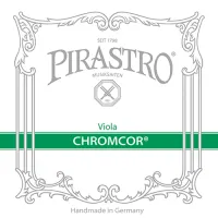 Viola string set Pirastro Chromcor 329020 - Chrome steel wound steel strings. Bright and powerful sound, fast response.