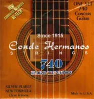 Classical guitar string set Conde Hermanos 740 - Hard tension strings.