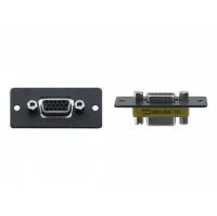 [wx-2f (g)] переходник kramer hd-15 (vga) розетка-розетка серые