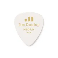 DUNLOP 4830-01 Genuine Celluloid White Classics набор медиаторов 4 варианта толщины, 432 шт