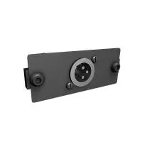 ИМЛАЙТ Панель модульная ПМ01-1XLR3M Панель с разъемом XLR3M, 35х85 мм, 1 модуль, цвет — черный