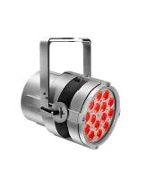 DTS TITAN SOLO FC, SPOT lens,  IP65, Silver Светодиодный прожектор на лире, 4600 Lum, 15 Full Colour (RGBW) LEDs, угол 10‘, DMX 512, 100 Вт, встроенный блок питания, IP65, 270x251x375 mm, 6,3 kg