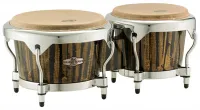 Bongo Pearl Havana PBF-300HV/644 - Fiberglass bongos with skin heads 7 and 9 inch (18 and 23 cm)