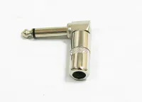 INVOTONE J130C - джек моно, кабельный,  6.3 мм угловой, корпус металл