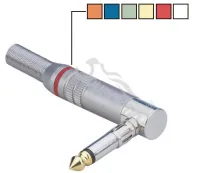 CC632 Разъем на кабель 1/4” Male (6,35мм), моно, угловой, Soundking