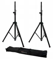 GATOR FRAMEWORKS GFW-SPK-2000SET - Стойки треноги предназначены для акустических систем.Двойной посадочный диаметр 35/38 мм.Максимальная нагрузка 56 кг.Регулируемая высота 1219 — 2057 мм.В комплекте - 2 стойки и чехол.Вес одной стойки: 5.9 кг.