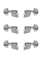 SG381-01-C-L3+R3 Колки для гитары 3+3, хром, Gotoh