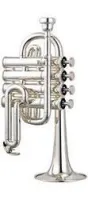 Yamaha YTR-6810S  труба-пикколо Bb/ A 4х помповая, с мундшт. трубками для Bb или