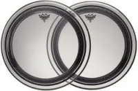 Remo pr-1322-00  22"powerstroke pro, clear пластик для бас бараб. однослойн. прозрач. с демп. кольцом
