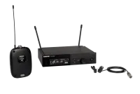 Shure slxd14e/83-h56. цифровая радиосистема shure с поясным передатчиком и петличным микрофоном wl183, всенаправленный, 518-562 мгц