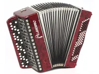 B9-RED Баян «Романс» 55х100-II, красный, Шуйская гармонь
