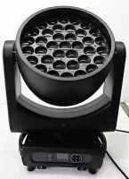 Estrada pro led mh3725z светодиодная вращающаяся голова заливного света 37 шт. х 25w rgbw с групповым контролем, линейной регулировкой цвета ,функцией zoom и cto