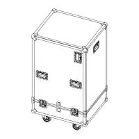d&b audiotechnik (E7472.000) Туровый кейс для 4 x Y8/Y12