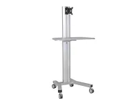 ErgoFount KFT 1201 Silver- 
			Напольная мобильная стойка для мониторов диагональю 10–24'', высота 1450 мм, макс. нагрузка 20 кг