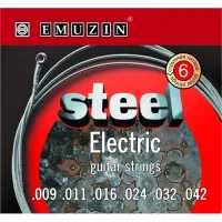 EMUZIN STEEL ELECTRIC 6S 9-42(9-11-16-24-32-42)    Струны для электрогитары