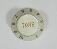 MM920 ручка потенциометра "TONE", белая, пластик (стратокастер стиль)