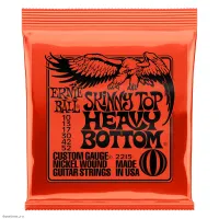 ERNIE BALL 2215 Nickel Wound Slinky Skinny Top Heavy Bottom 10-52 - Струны для электрогитары