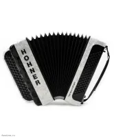HOHNER Fun Nova II 80 light white perloid celluloid (B-Stepped) - Баян