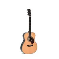 Sigma guitars somr-28  электроакустическая гитара с чехлом, фолк, верхняя дека массив ситхинской ели