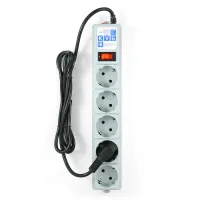 SPG-B-6-GREY PowerCube Фильтр-удлинитель 1.9м 10А/2,2кВт, Электрическая мануфактура