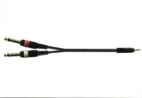 True magic TLC172/1.5m Кабель инсертный Mini Jack stereo - 2x1/4 Jack mono, 1.5м