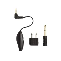 SHURE EAADPT-KIT Комплект адаптеров для использования наушников в самолетах, регулятор громкости и переходник с разъёмом 6,3 мм