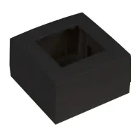Audac WB45S/B- Рамка с настенной коробкой для поверхностного монтажа одного модуля 45x45 мм