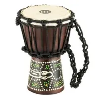 Meinl hdj6-xxs  мини-джембе 4 1/2" african style, цвет dark serpent design