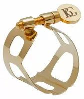 Лигатура для баритон саксофона BG Tradition L60 металлическая с колпачком, золотая лакировка