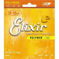 ELIXIR 11600 - струны для банджо PolyWeb Light (010)