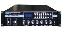 DSPPA MP-9025 Комбинированный микшер-усилитель  250 Вт\100В, 5 микр. и 2 AUX. входа Цифровой AM\FM тюнер, MP3 плеер, вход USB для FLACH памяти. Функция приоритетов. Фантомное питание. Питание 220В