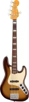 FENDER American Ultra Jazz Bass® V, Rosewood Fingerboard, Mocha Burst электрогитара, цвет санберст, в комплекте кейс