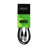 Nordfolk nmc9/3m  кабель микрофонный xlr(f) <=> xlr(m), ? 6 мм, 3 метра