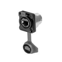 Seetronic SE8FDYH-60-C6A Разъем RJ45 панельный, IP65, PoE++, гнездо, тип-D, RJ45 проходной, розетки соответствуют CAT6a