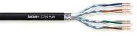 Tasker C726 PUR витая пара 7 категории   S-FTP CAT7  4X2X0.14mm2,   305 м. черный для улицы