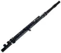 NUVO НЕ ДЛЯ ПРОДАЖИ Student Flute-Metallic BL/BK V2 флейта, студенческая модель, материал - пластик, цвет - чёрный