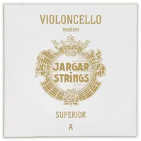 Cello A string Jargar Superior Medium Blue 032 - Wound steel A1 cello string with warm, rounded, bright and powerful sound, excellent balance and rich overtones. Medium tension