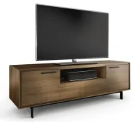 BDI Signal 8329 Natural Walnut - Тумба 3-секционная под телевизор