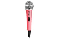 IK MULTIMEDIA iRig Voice - Pink ручной микрофон для караоке с аналоговым подключением к iOS и Android устройствам, розовый