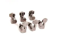 MHK100-3+3-BK Колки для гитары, 3+3, черные, Cort