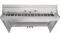 XY-2000-H-S-WH цифровое фортепиано, 88 клавиш, полновзвешенный молоточковый механизм, 960 тембров, 600 стилей аккомп., Bluetooth, блок из 3 педалей, на ножках, цвет белый (лак), Pierre Cezar